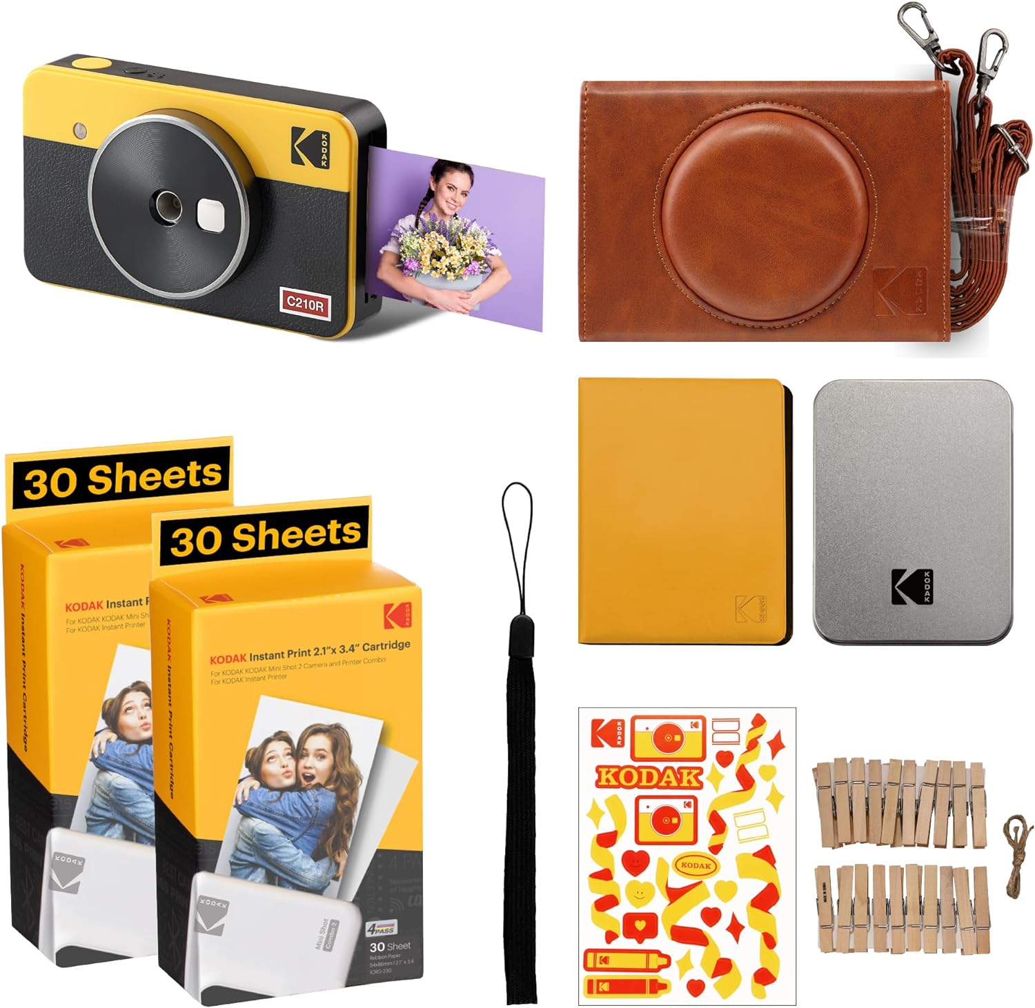 2-in-1 Instant Digital Camera and Photo Printer