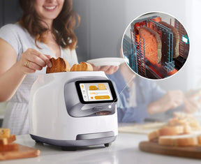 🔥Last Day 49%OFF 🎄Smart Toaster, with Touchscreen, 2-Slice Toast Individually.