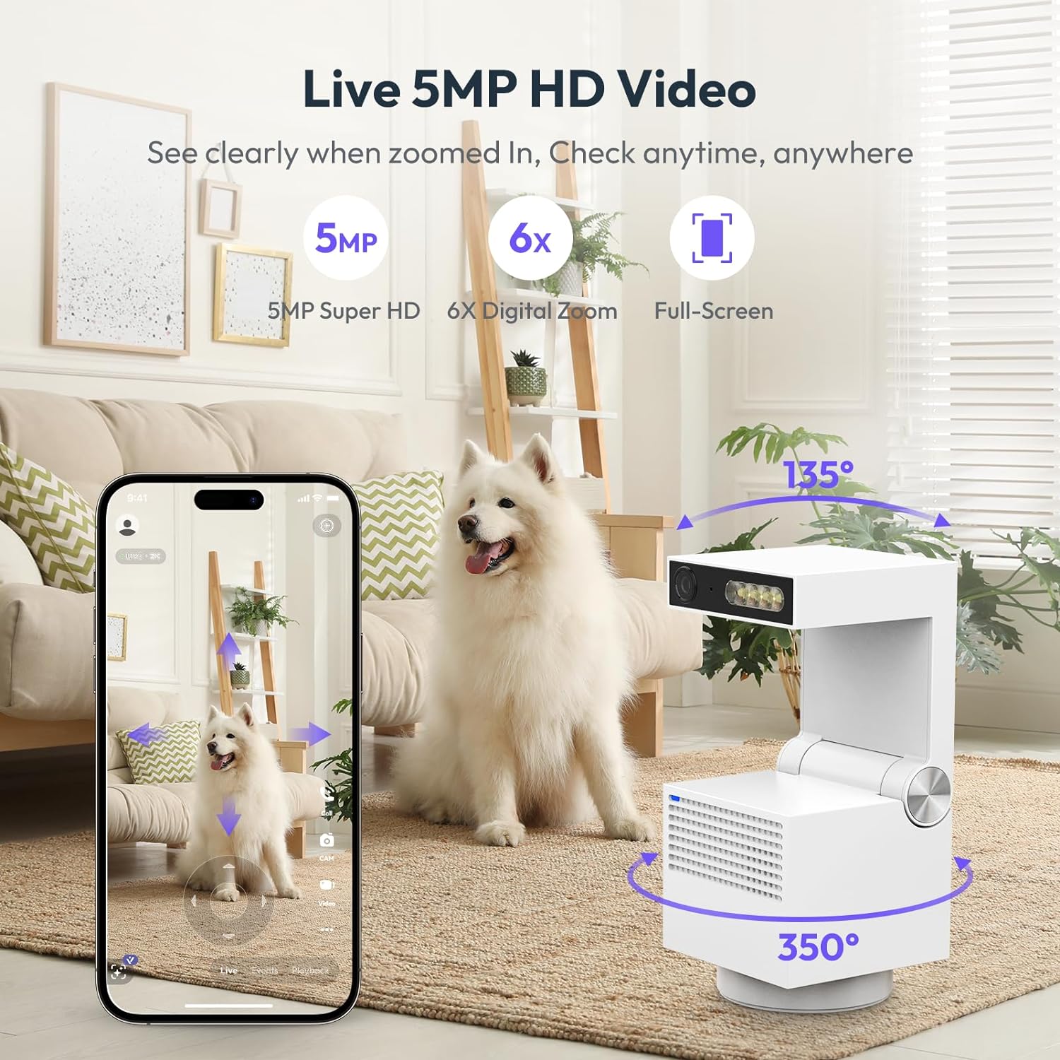 5MP Indoor Security Camera