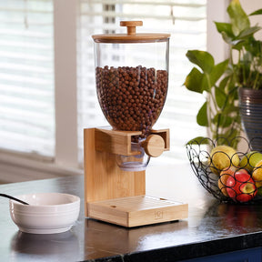 17.5 oz Bamboo Cereal Dispenser