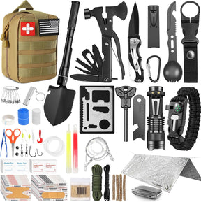 149Pcs Survival Gear First Aid Kit