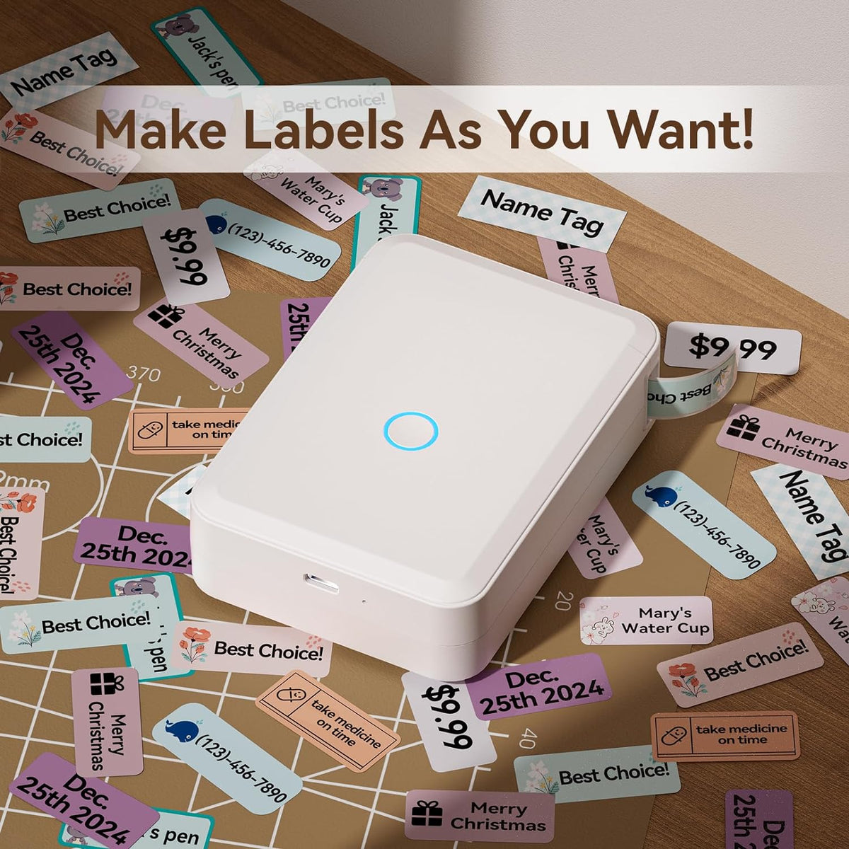 Bluetooth Small Label Printer