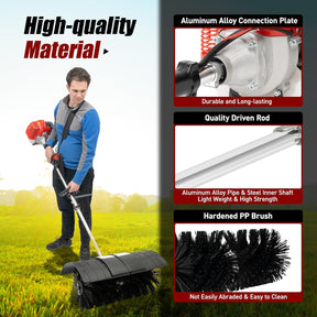 52cc 2.3HP Gas Handheld Sweeper