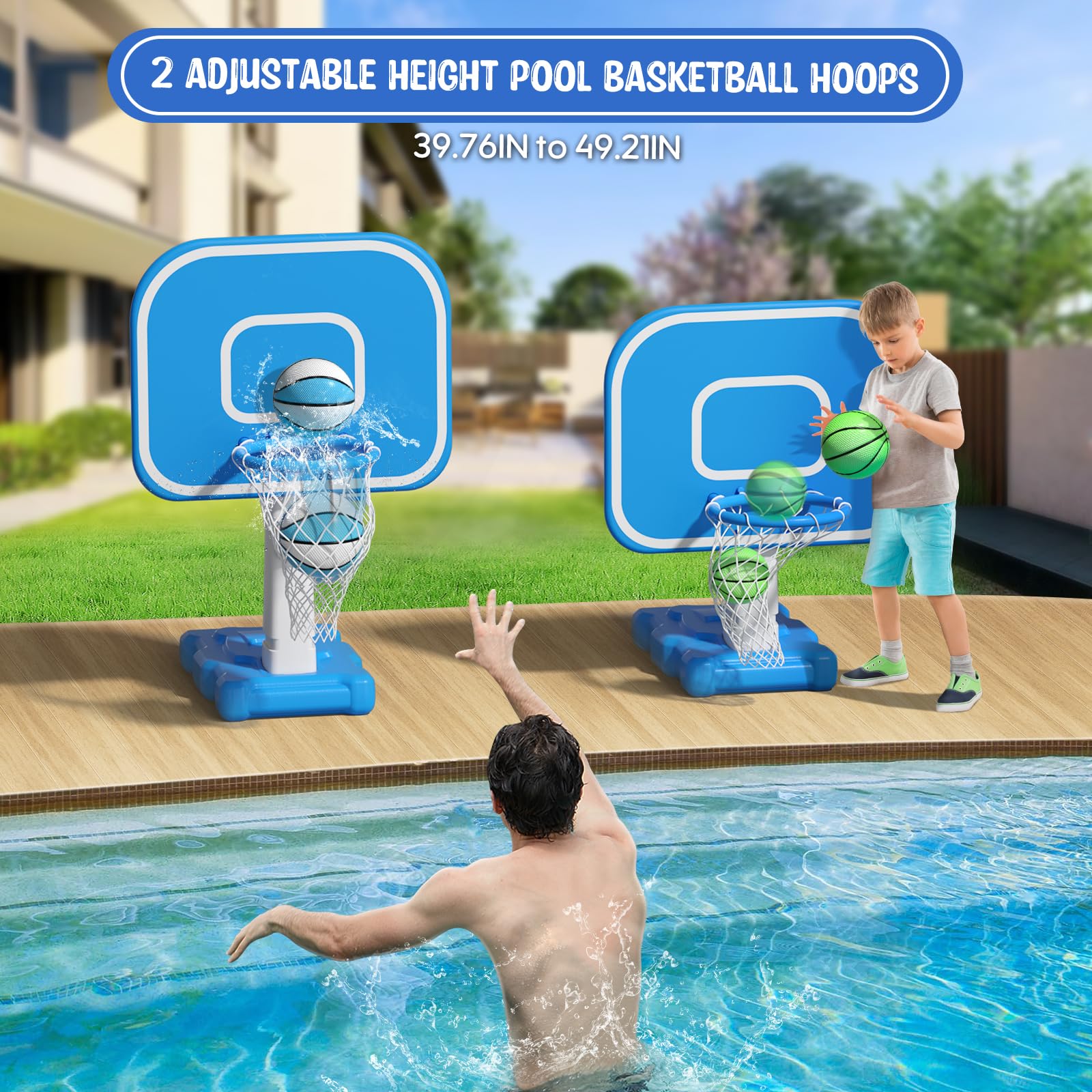 Pool Basketball Hoop