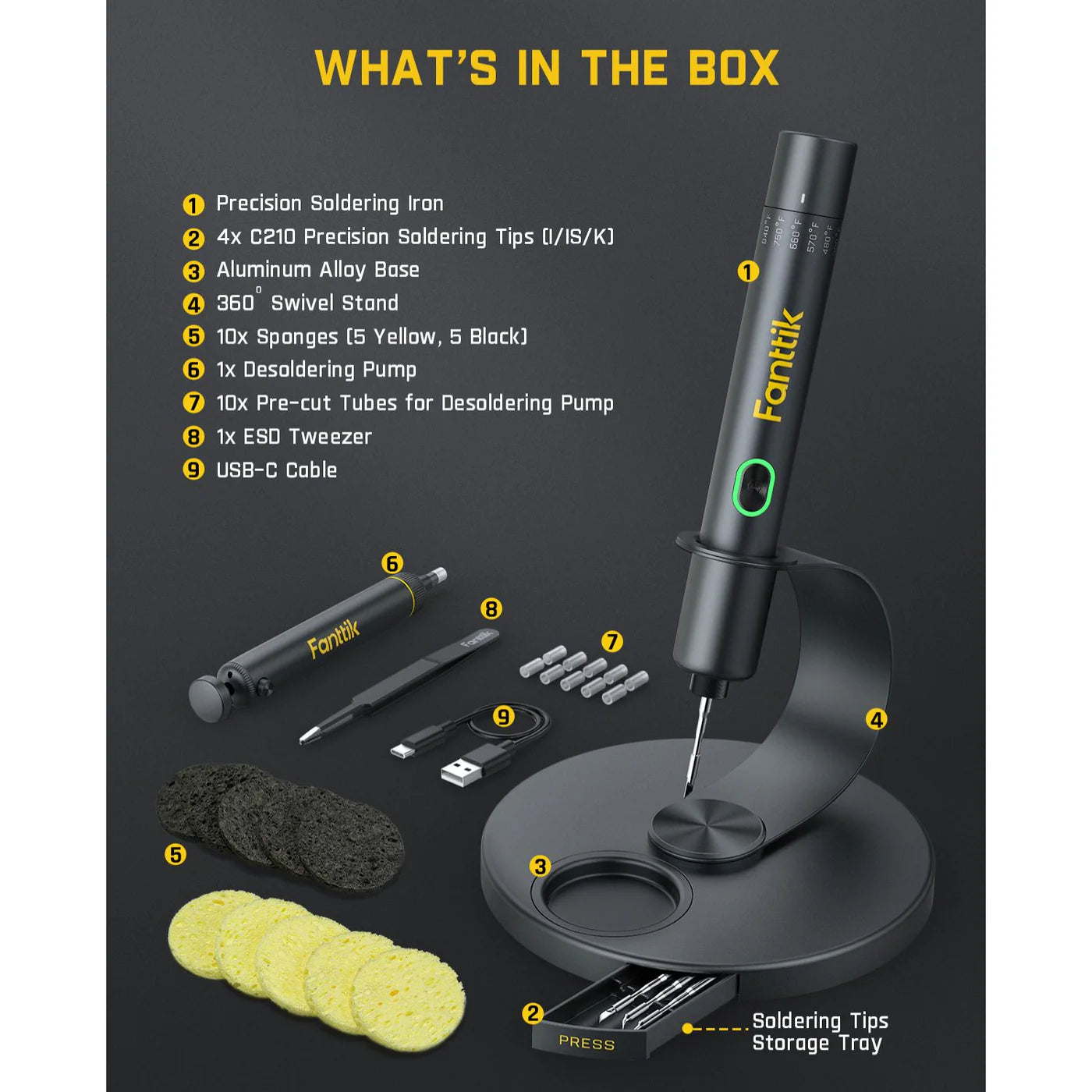 T1 Max Soldering Iron Kit