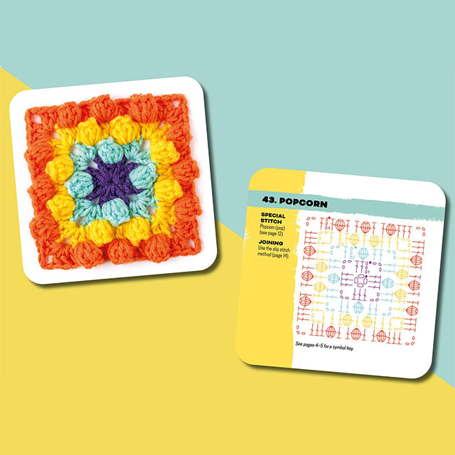 【50 Mix & Match Designs】The Granny Square Card Deck