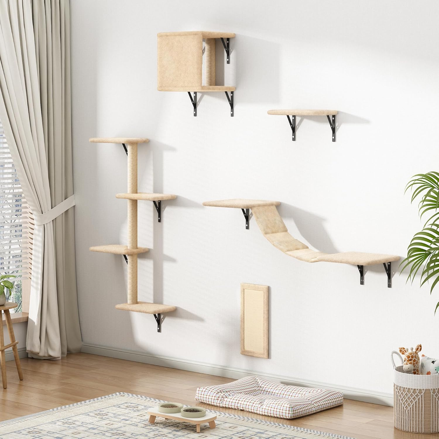 Cat Shelves for Wall