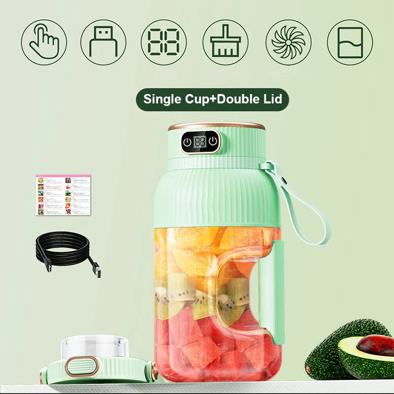 🎁Multifunctional Portable Juicer Cup With Digital Display