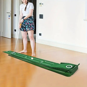 Compact Mini Golf Putting Training Mat