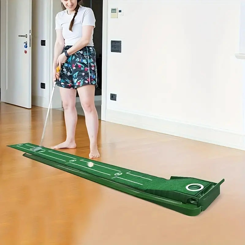 Compact Mini Golf Putting Training Mat