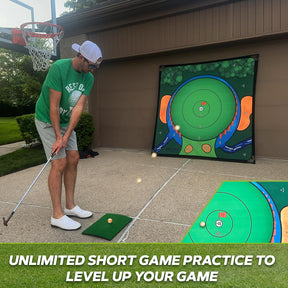 Portable Golf Game for Chipping Practice for Dads and Junior Golfers