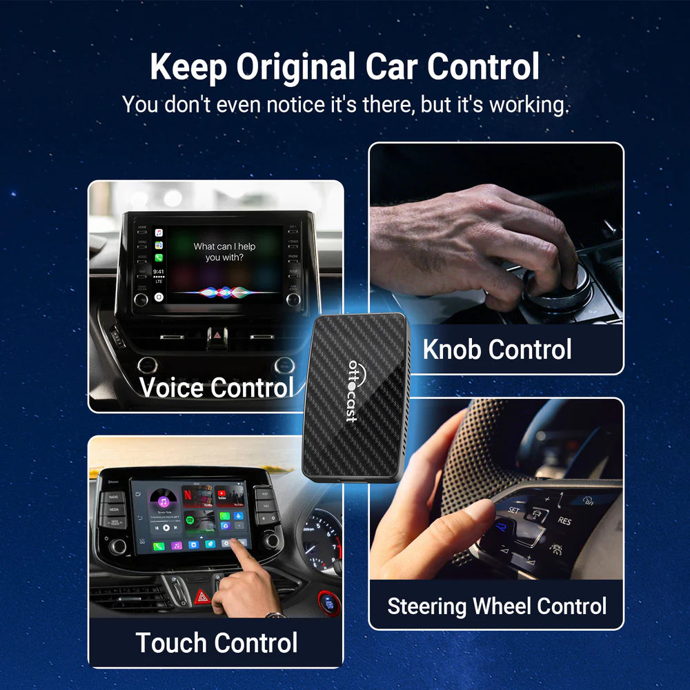 Play2Video Pro Built-in Netflix, YouTube, IPTV, wireless CarPlay/Android auto