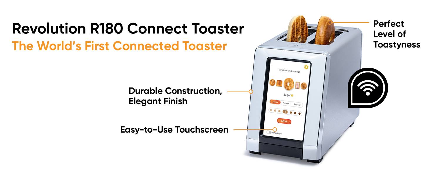 R180B 2-Slice High Speed Smart Toaster