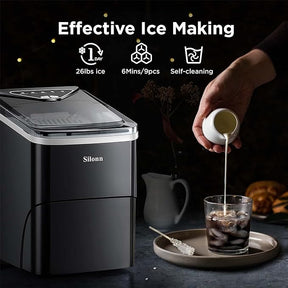 🔥Summer Bash 50% off🌊Silonn Ice Maker Countertop