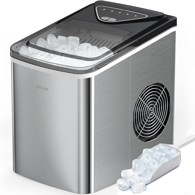 🔥Summer Bash 50% off🌊Silonn Ice Maker Countertop