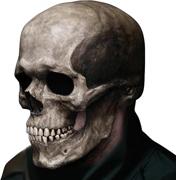 💀Full Skull Mask with Movable Jaw 2024