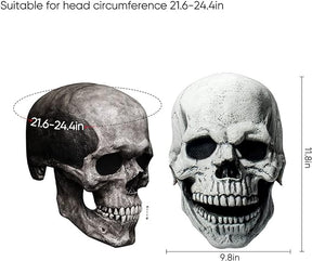 💀Full Skull Mask with Movable Jaw 2024