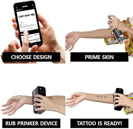 Temporary Tattoo Device Package