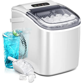 Countertop Nugget Ice Maker with Side Water Tank