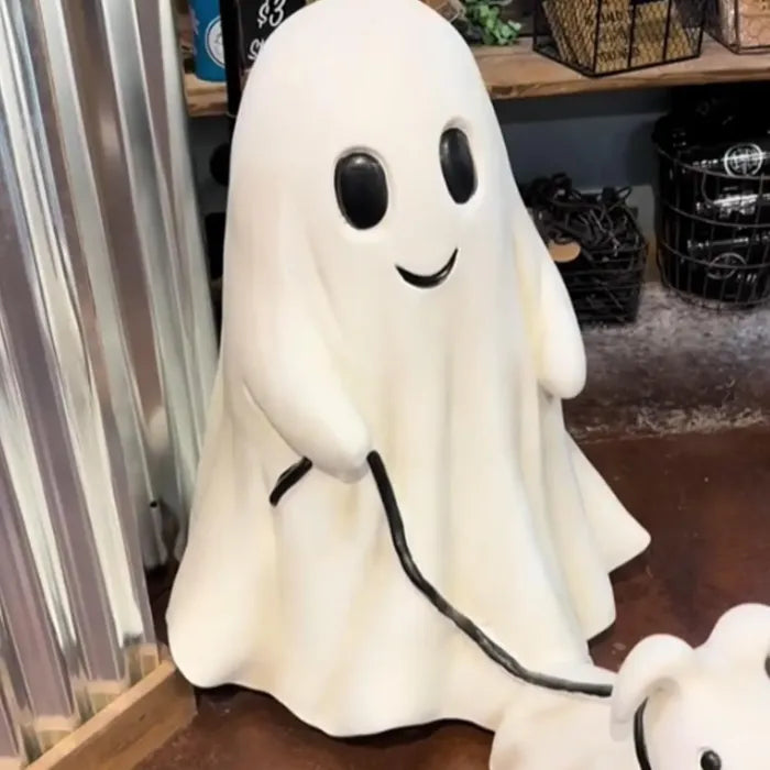 Halloween Ghost Walking Dog Statue   ✈ GLOBAL SHIPPING - FREE OVER $49 ✈