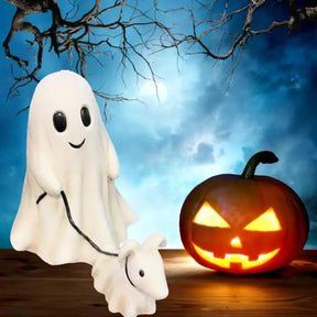 Halloween Ghost Walking Dog Statue   ✈ GLOBAL SHIPPING - FREE OVER $49 ✈