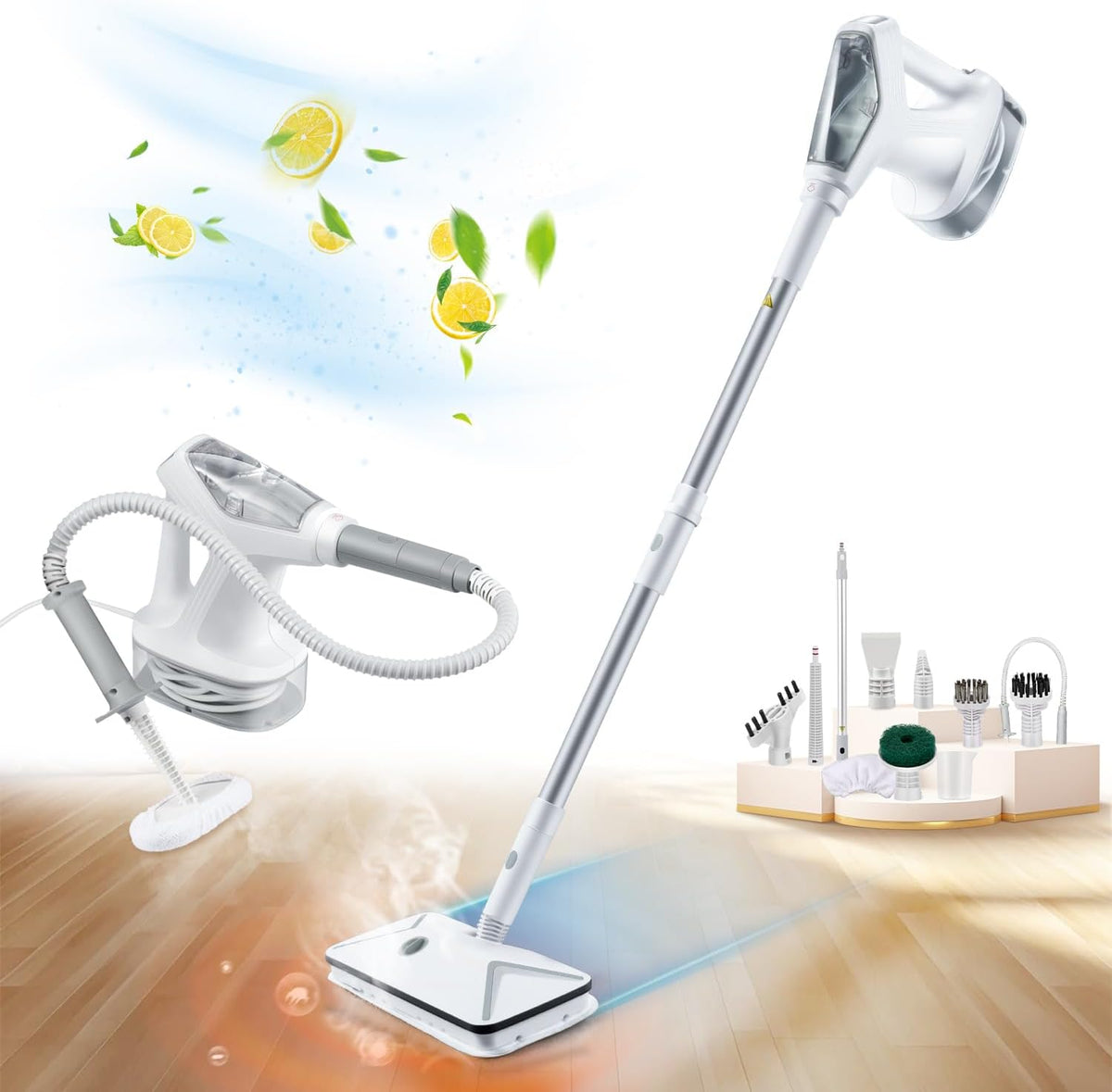 🛒Summer Bash 50% off🚀27 in 1 steam mop cleaner