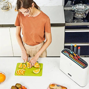 Smart Kitchen Knife Holder Sterilizer and Cookware Set