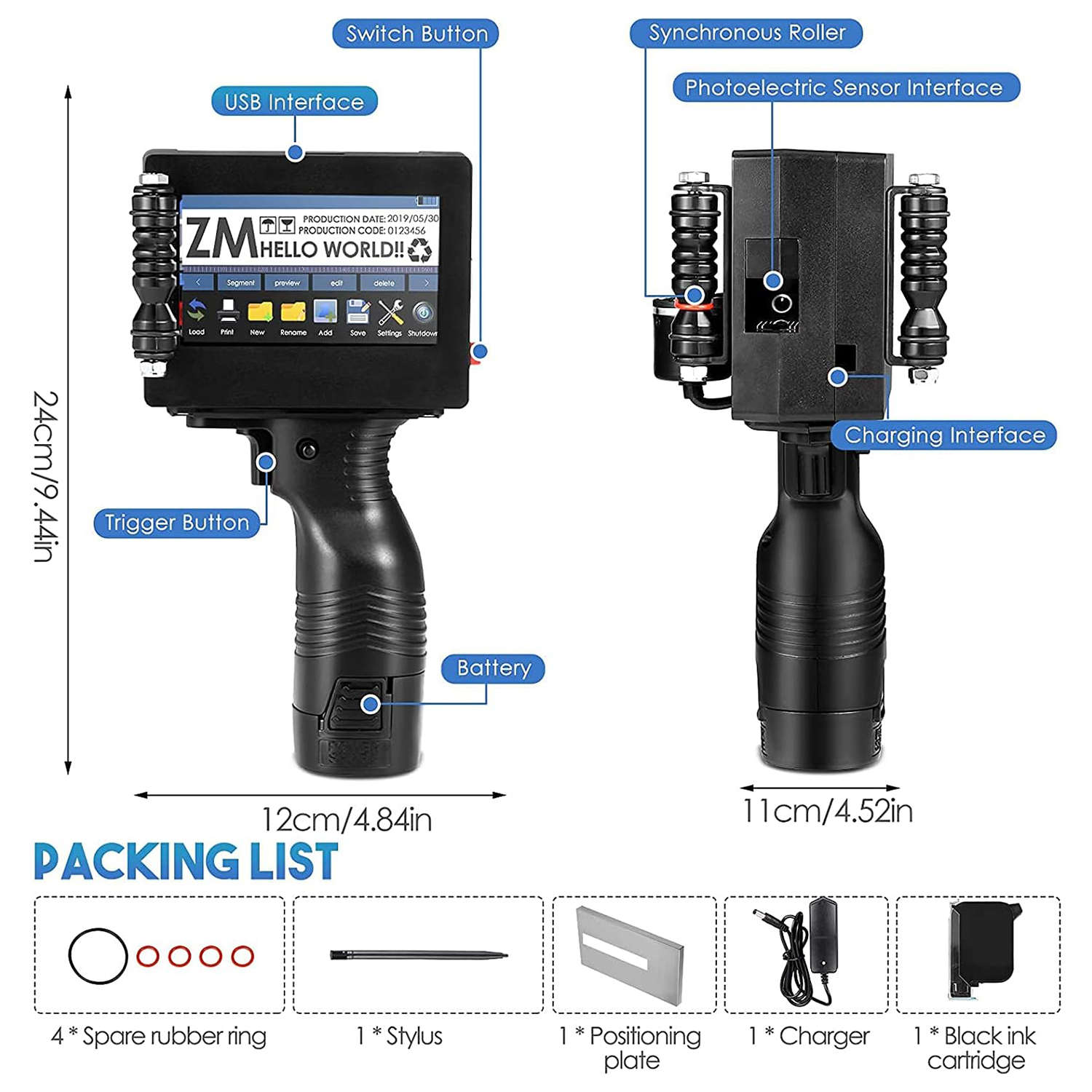 Smart Handheld Multi-Surface Printer