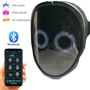 🚀Summer Bash 50% off🔥Bluetooth Light Up LED Mask