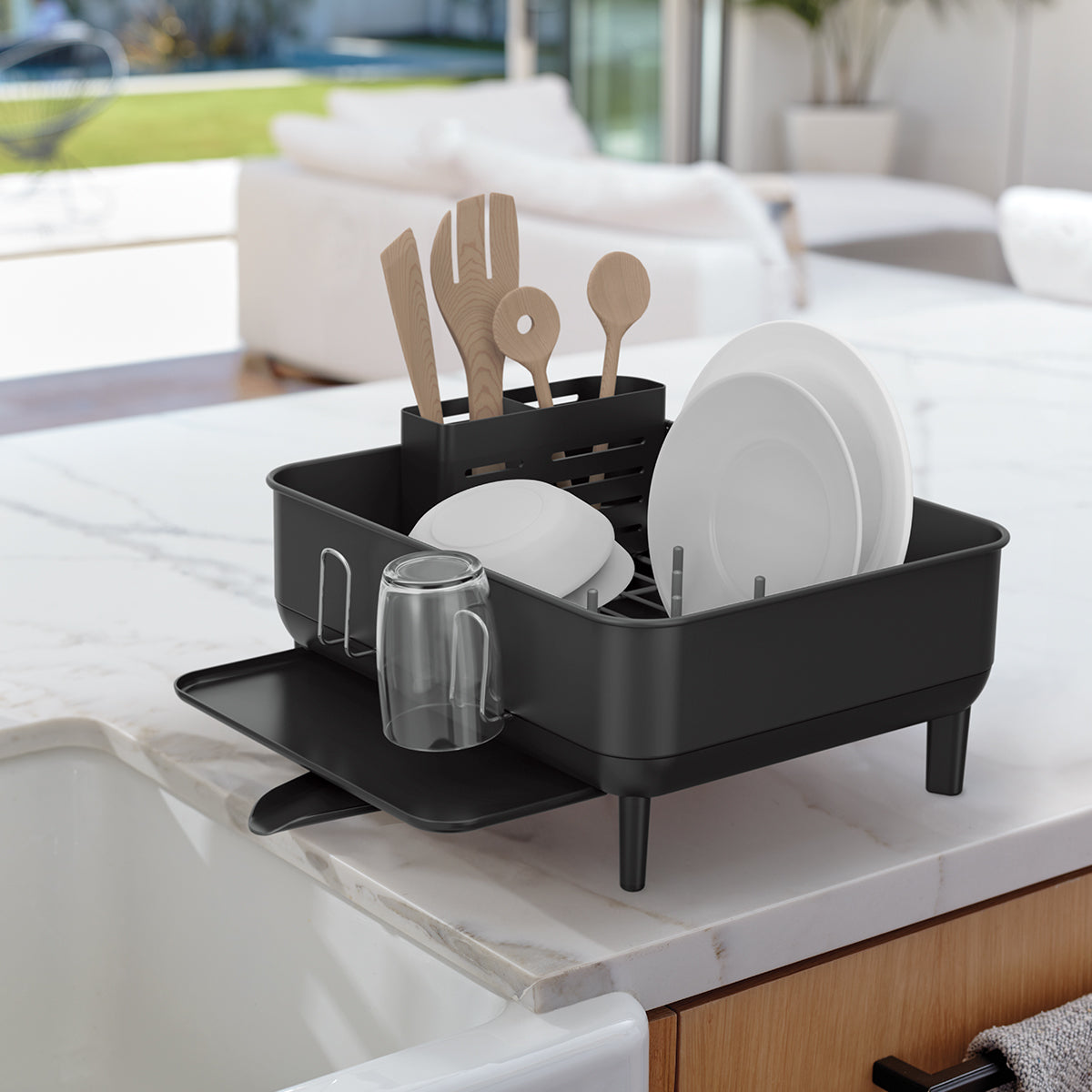 🔥Last Day 49%OFF 🎄Compact steel frame dishrack