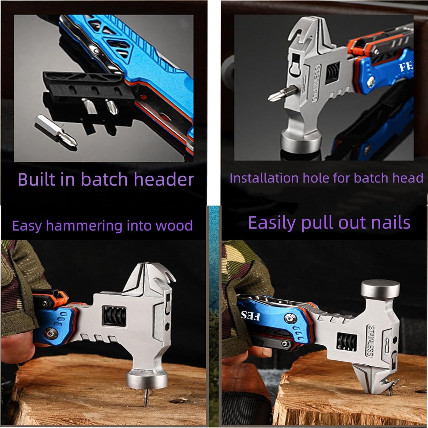 Multi-function integrated hammer