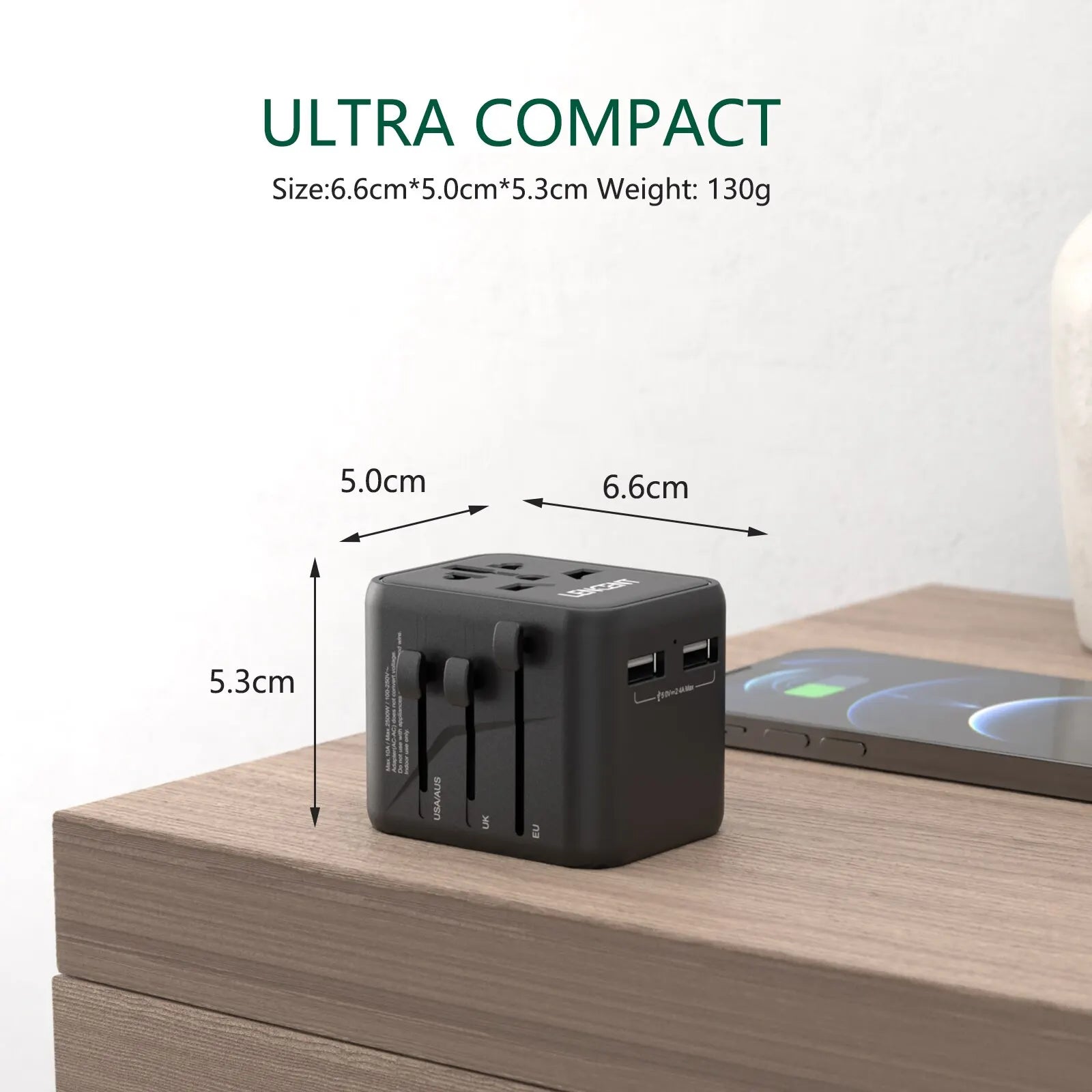 Multifunctional travel charger converter