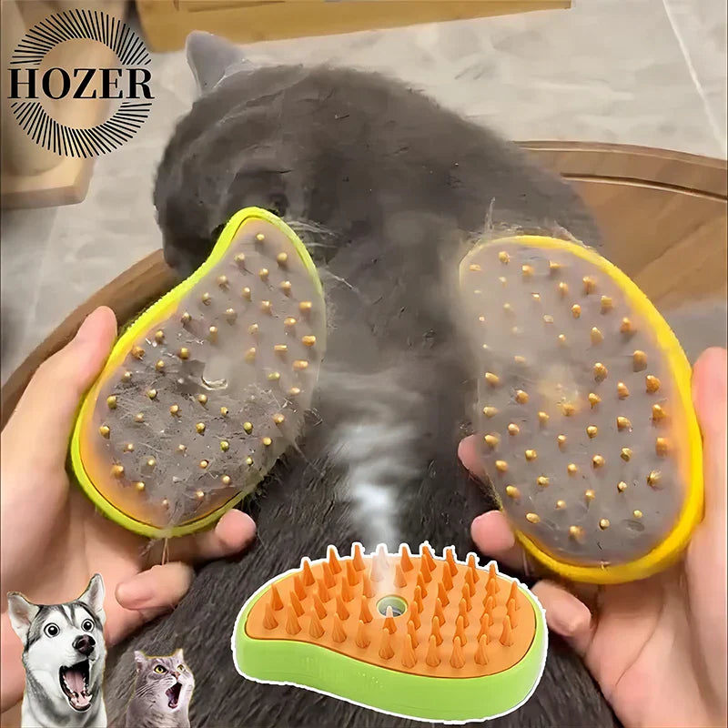 🎁3 in 1 Electric pet Steam Brush