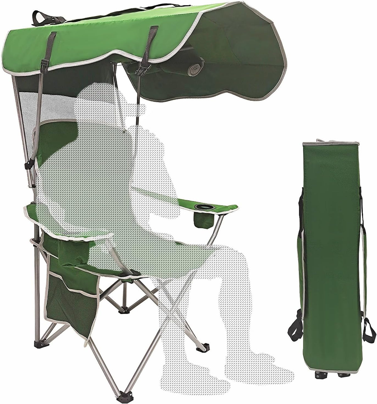 Canopy Beach Chair with Fan