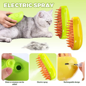 🎁3 in 1 Electric pet Steam Brush