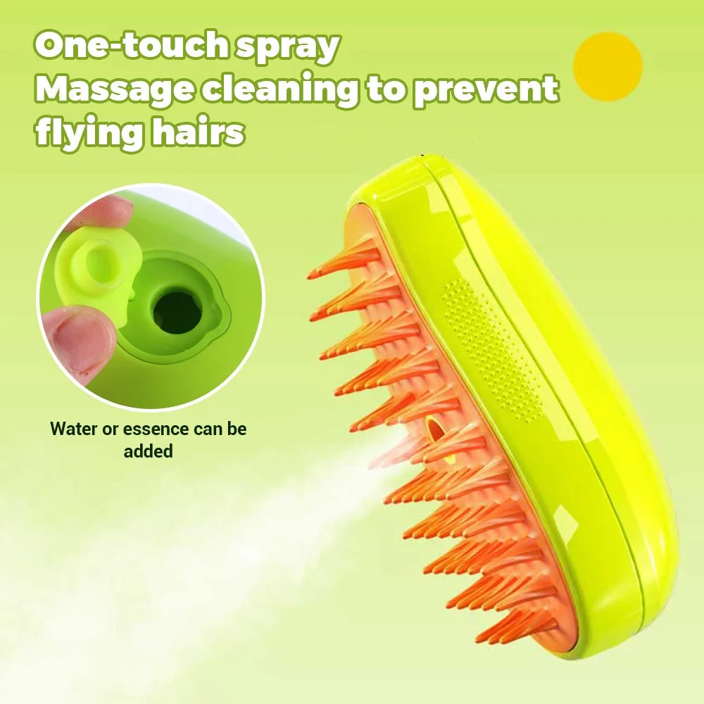 🎁3 in 1 Electric pet Steam Brush