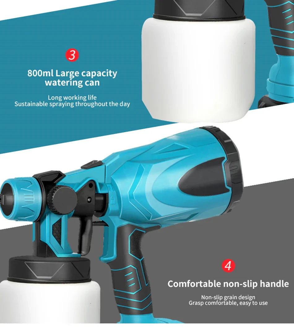 Cordless Electric Portable Paint Sprayer