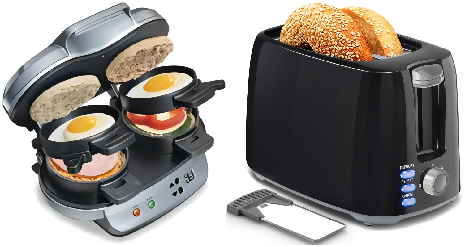 🔥🔥🔥Summer Bash 50% off - Non Stick Mini Burger Sandwich Maker Machine