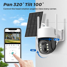 🛒Summer Bash 50% off🚀WiFi Outdoor Wireless Solar Camera