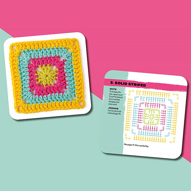 【50 Mix & Match Designs】The Granny Square Card Deck