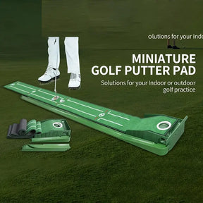 Compact Mini Golf Putting Training Mat