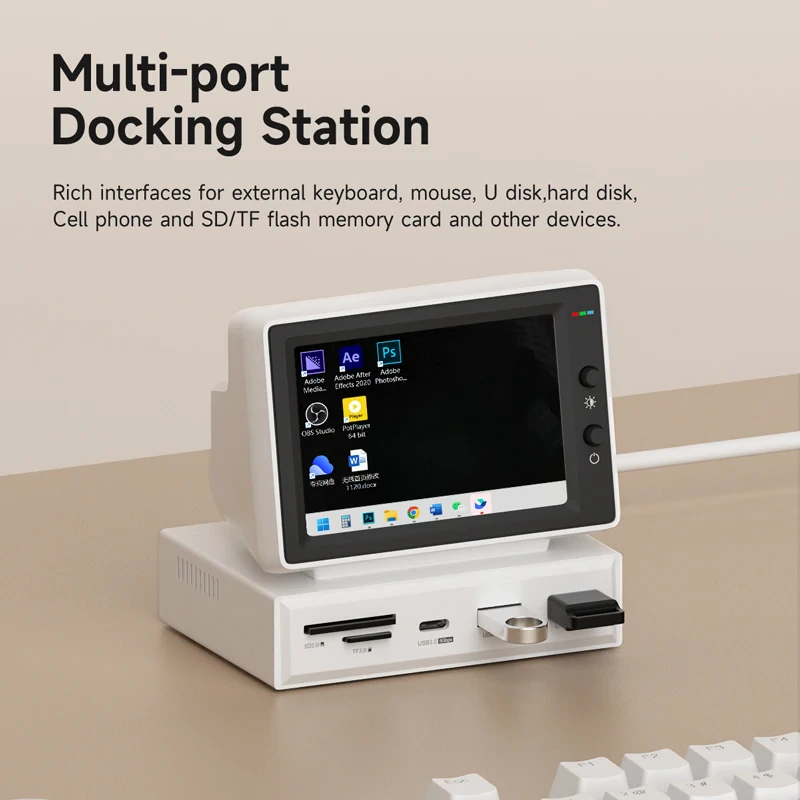 Retro Docking Station Monitor🎁