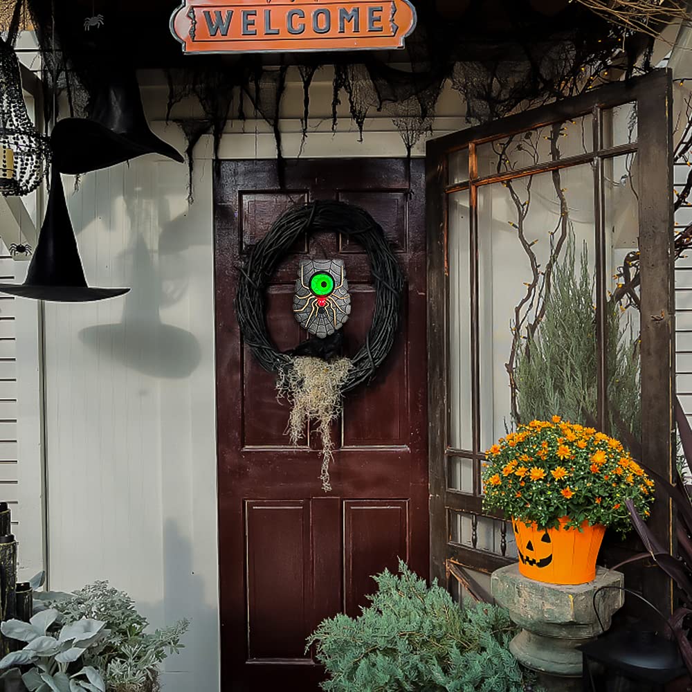 🎃EARLY HALLOWEEN SALE-👁️3D ONE-EYED LIGHTUP EYEBALL DOOR BELL DECORATION🕷️