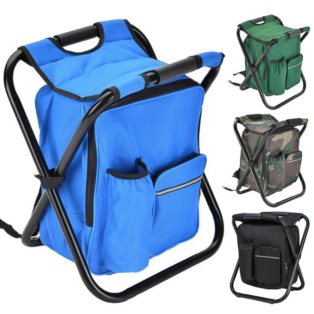 🔥Last Day 49%OFF🎄Folding Stool Backpack Camping Seat