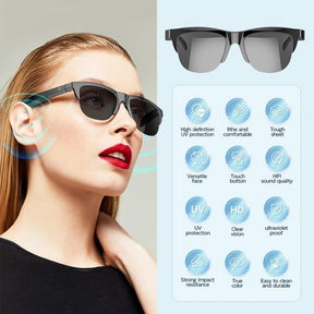 Smart Wireless Headphone Sunglasses