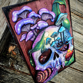 🍄Skull and Nature Hidden Key Box