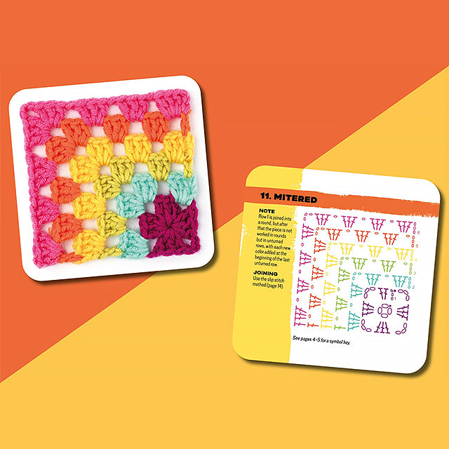 【50 Mix & Match Designs】The Granny Square Card Deck