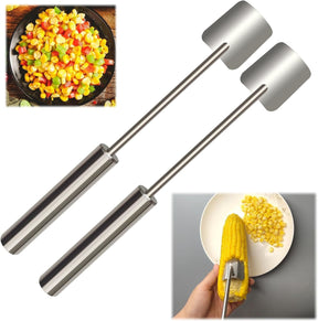 2024 NEW Long Handle Stainless Steel Corn Stripping Tool