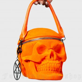 💀Velvet Skull Handbag