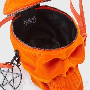 💀Velvet Skull Handbag